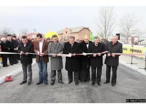 Otwarcie mostu w Trzebownisku na rzece Wisłok Otwarcie mostu w Trzebownisku na rzece Wisłok