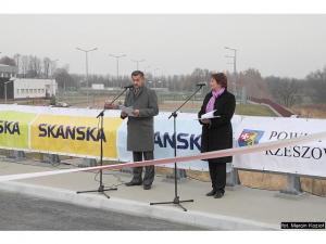 Otwarcie mostu w Trzebownisku na rzece Wisłok Otwarcie mostu w Trzebownisku na rzece Wisłok