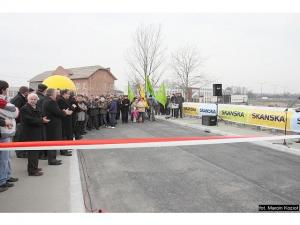 Otwarcie mostu w Trzebownisku na rzece Wisłok Otwarcie mostu w Trzebownisku na rzece Wisłok