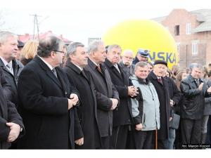 Otwarcie mostu w Trzebownisku na rzece Wisłok Otwarcie mostu w Trzebownisku na rzece Wisłok