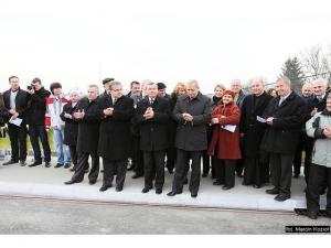 Otwarcie mostu w Trzebownisku na rzece Wisłok Otwarcie mostu w Trzebownisku na rzece Wisłok