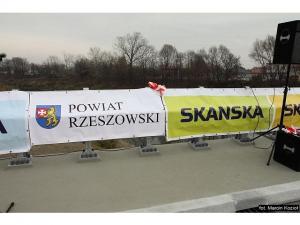 Otwarcie mostu w Trzebownisku na rzece Wisłok Otwarcie mostu w Trzebownisku na rzece Wisłok