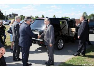 Wizyta prezydenta Bronisława Komorowskiego w Łące Wizyta prezydenta Bronisława Komorowskiego w Łące