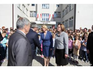 Wizyta prezydenta Bronisława Komorowskiego w Łące Wizyta prezydenta Bronisława Komorowskiego w Łące