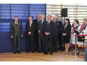 Wizyta prezydenta Bronisława Komorowskiego w Łące Wizyta prezydenta Bronisława Komorowskiego w Łące