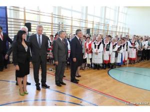 Wizyta prezydenta Bronisława Komorowskiego w Łące Wizyta prezydenta Bronisława Komorowskiego w Łące