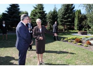 Wizyta prezydenta Bronisława Komorowskiego w Łące Wizyta prezydenta Bronisława Komorowskiego w Łące