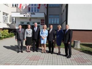 Wizyta prezydenta Bronisława Komorowskiego w Łące Wizyta prezydenta Bronisława Komorowskiego w Łące