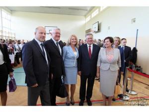 Wizyta prezydenta Bronisława Komorowskiego w Łące Wizyta prezydenta Bronisława Komorowskiego w Łące
