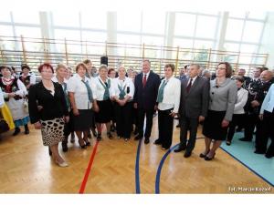 Wizyta prezydenta Bronisława Komorowskiego w Łące Wizyta prezydenta Bronisława Komorowskiego w Łące
