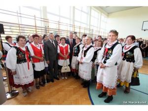 Wizyta prezydenta Bronisława Komorowskiego w Łące Wizyta prezydenta Bronisława Komorowskiego w Łące