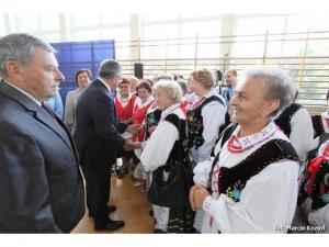 Wizyta prezydenta Bronisława Komorowskiego w Łące Wizyta prezydenta Bronisława Komorowskiego w Łące