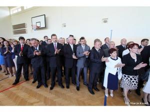 Wizyta prezydenta Bronisława Komorowskiego w Łące Wizyta prezydenta Bronisława Komorowskiego w Łące