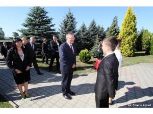 Wizyta prezydenta Bronisława Komorowskiego w Łące Wizyta prezydenta Bronisława Komorowskiego w Łące