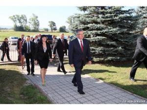 Wizyta prezydenta Bronisława Komorowskiego w Łące Wizyta prezydenta Bronisława Komorowskiego w Łące